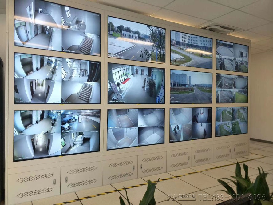 南宁地区高清视频监控拼接屏安装